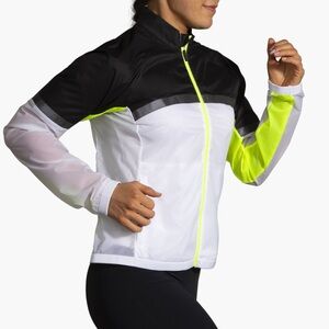 Brooks Carbonite Jacket - Black and Neon